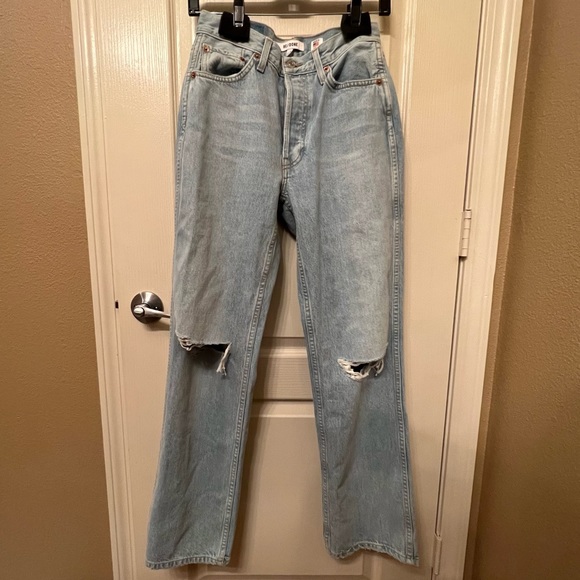 Re/Done Denim - Re/done straight leg Jeans size 27
